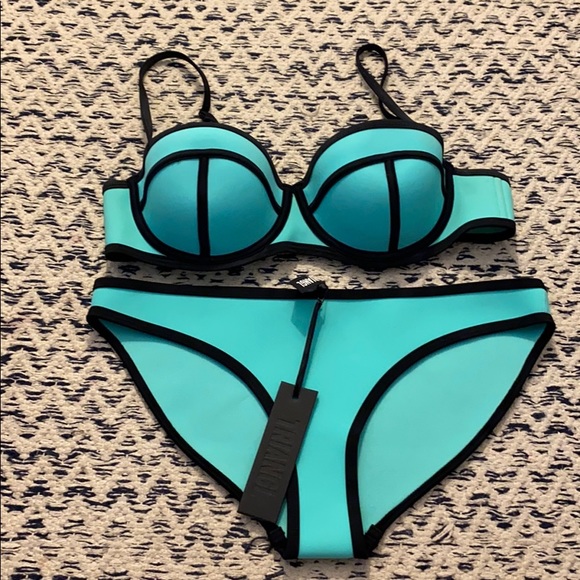 triangl swimwear Other - NWOT Triangl Teal Bikini